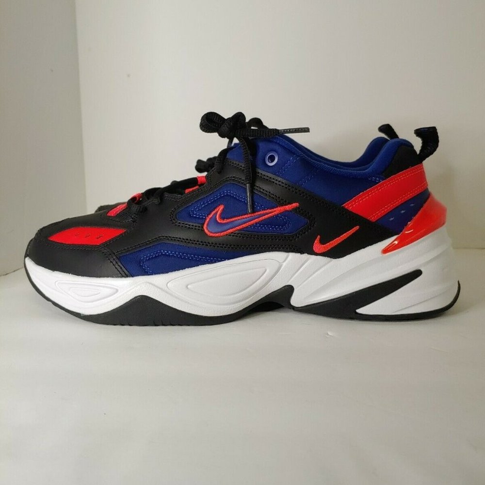 Nike M2K Tekno Black/ Deep Royal Blue - Size 11.5